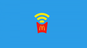 マクドナルドのWiFiはとても便利！