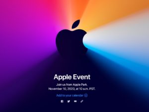 えっ、またやるの！？今年3度めのAppleスペシャルイベントが11月10日決定！
