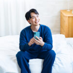目覚ましを停止させる方法でワンタップを選択する