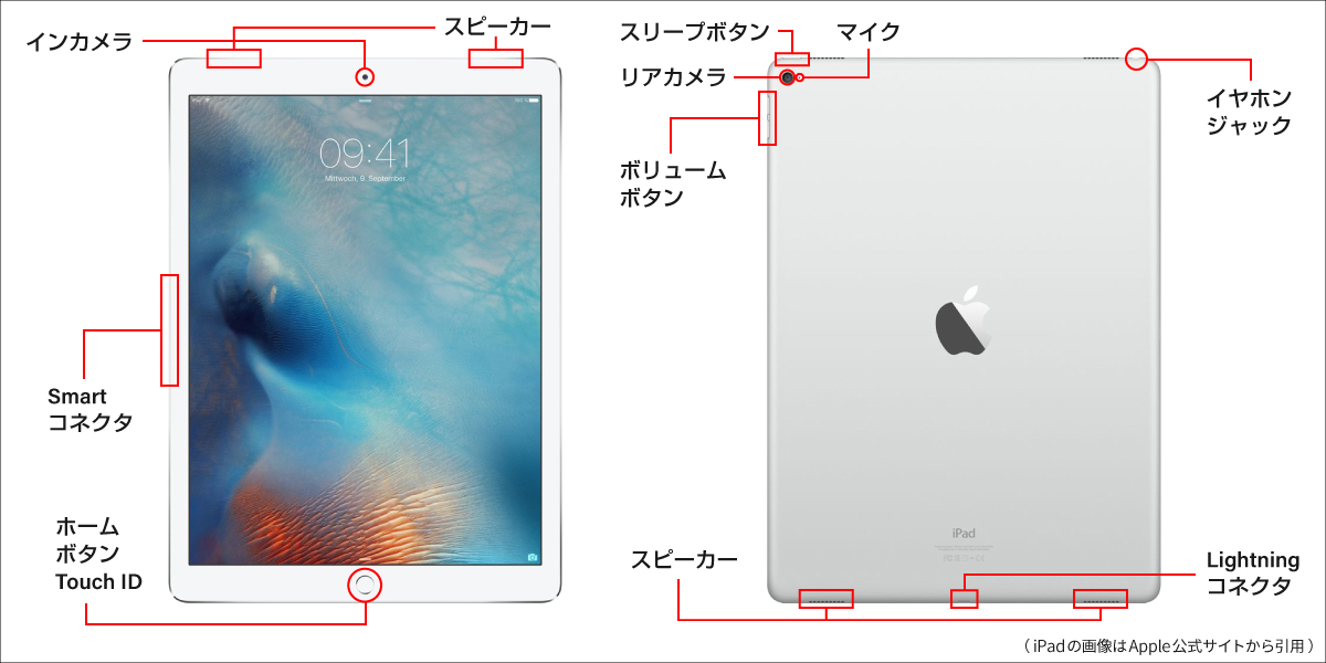 【iPadPro12.9（第1世代）】機能一覧｜iPadPro12.9の製品仕様や機能一覧｜モバイル修理.jp