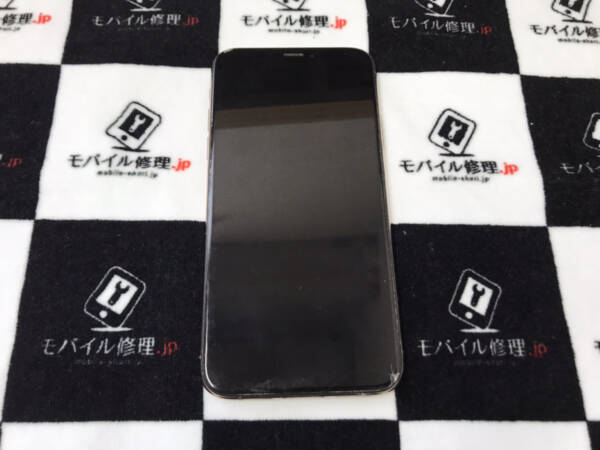 画面が映らなくなったiPhoneXもモバイル修理.jp 二本松店へお任せ
