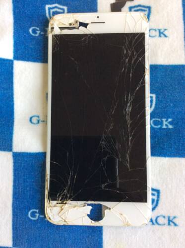 iPhone6Plus 画面割れは放置せずに早めに修理に出しましょう！