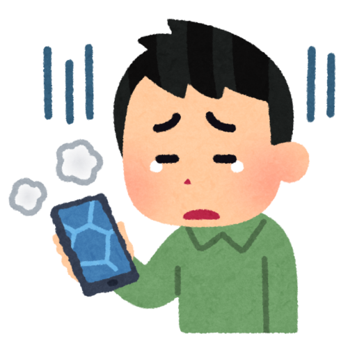 突然の故障　iPhone修理　モバイル修理.jp ベニバナウォーク桶川店