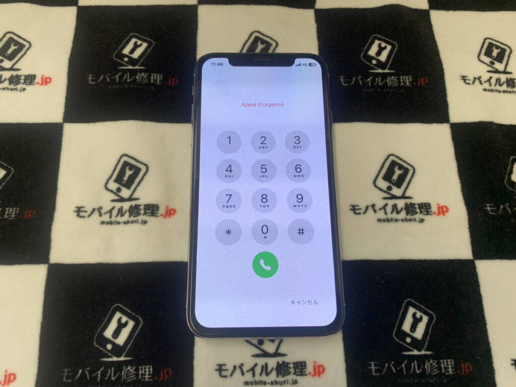 無事復旧したiPhoneX