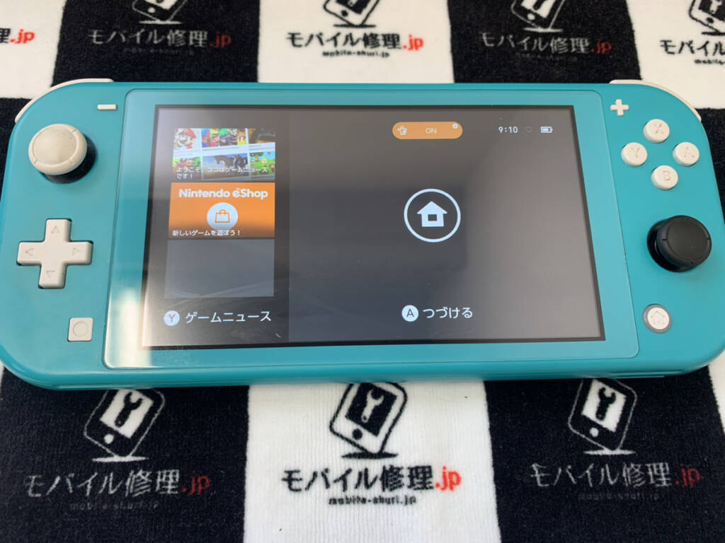 液晶を交換したNintendo Switch Lite