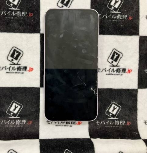 修理実績:iPhone14の画面割れ