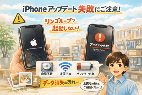 【注意喚起】iPhoneのアップデート、失敗すると大変なことになるかも？