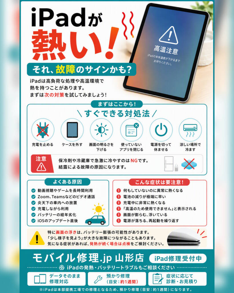 山形県山形市iPad修理