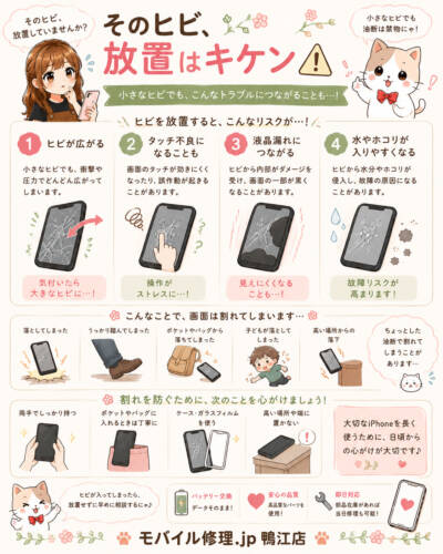 ヒビの放置は危険！