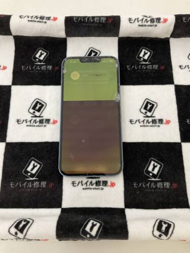 修理事例：iPhone 14の画面割れ修理