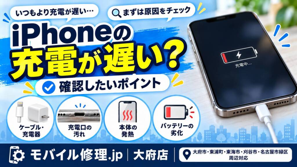 iPhoneの充電が遅い